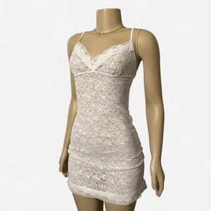 Victoria's Secret Ivory Lace Slip